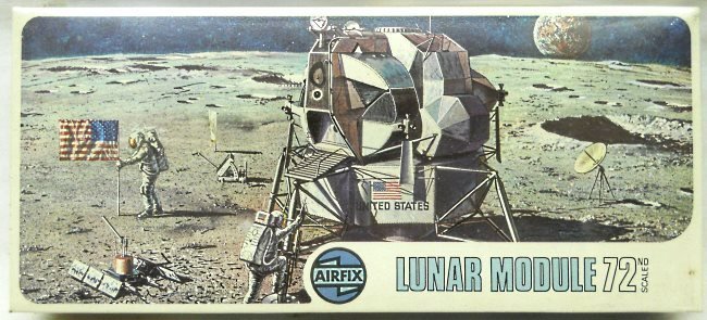 Airfix 1/72 Apollo Lunar Module / Astronauts / Equipment / Moon Base, 03013-5 plastic model kit